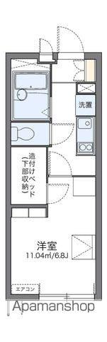 レオパレス広白岳(1K/1階)の間取り写真