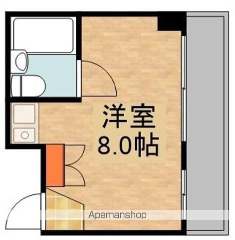 サンシャイン香里園Ⅱ(ワンルーム/5階)の間取り写真