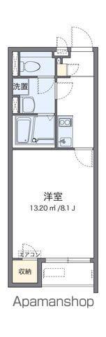 クレイノ金岡(1K/2階)の間取り写真