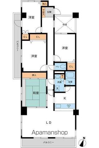 TQレジデンス柏(4LDK/5階)の間取り写真