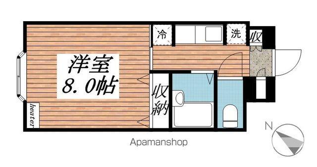 ヴィレ・コート富士(1K/3階)の間取り写真