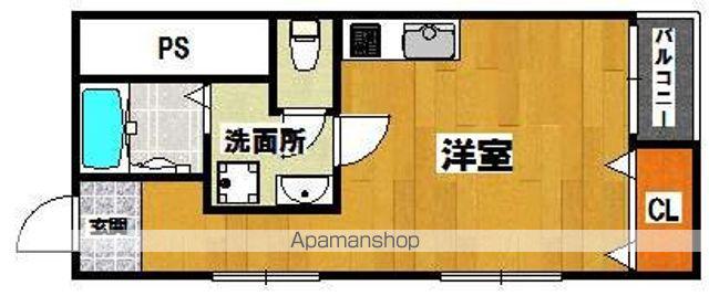 ACTIVE宿屋町(ワンルーム/1階)の間取り写真