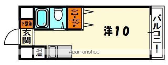リバーサイド門真(ワンルーム/2階)の間取り写真