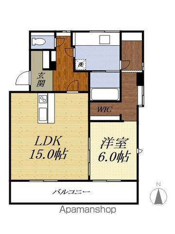 サニーハイツTOKAI(1LDK/3階)の間取り写真