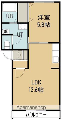 ヴァンクレールⅡ(1LDK/1階)の間取り写真