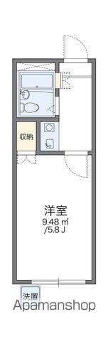 レオパレスDAI(1K/1階)の間取り写真