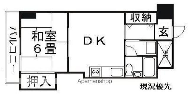 NKコーポ(1DK/4階)の間取り写真