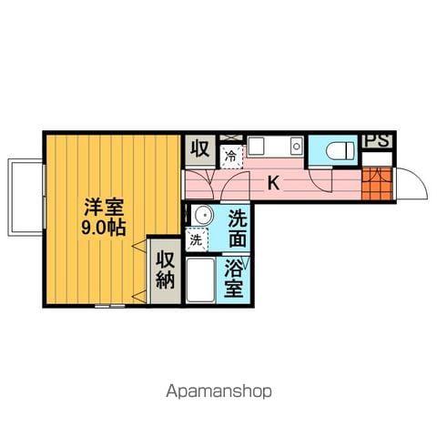 カリーナカーサ(1K/2階)の間取り写真