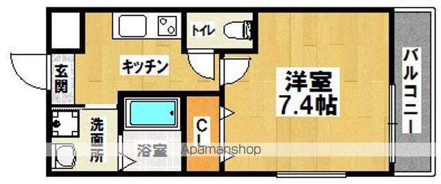 フジパレス堺もずノース1番館(1K/3階)の間取り写真