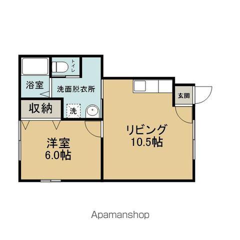 プレステージ(1LDK/1階)の間取り写真