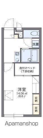 レオパレスシャルマンコート(1K/1階)の間取り写真