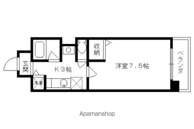 CENT VILLA(1K/3階)の間取り写真