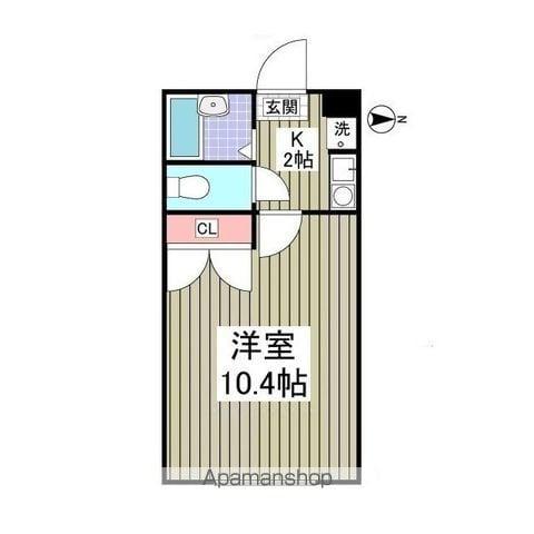 OYUMI(1K/1階)の間取り写真