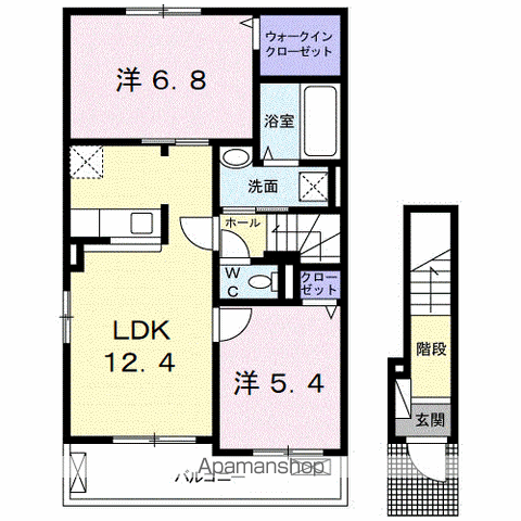 北九州高速鉄道 徳力嵐山口駅 徒歩14分 2階建 築2年