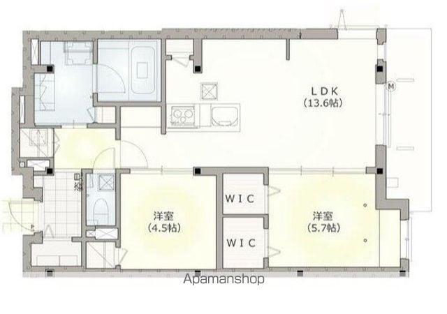 チェリーゼ(2LDK/1階)の間取り写真