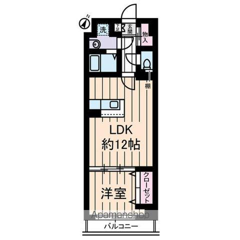 YAYOI COURT(1LDK/10階)の間取り写真