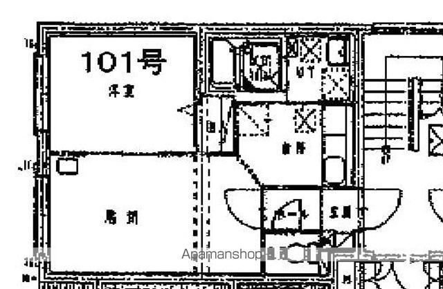 栄通銀座パレス(1LDK/1階)の間取り写真