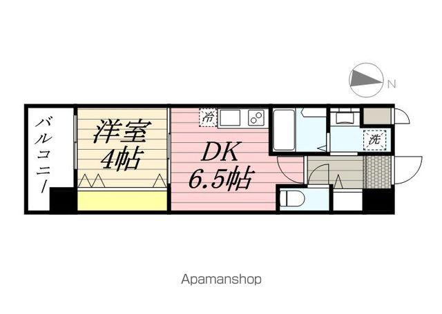 RENOAS HAKATA(1DK/8階)の間取り写真