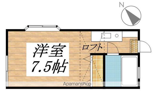 ハイツカミーナ(ワンルーム/2階)の間取り写真