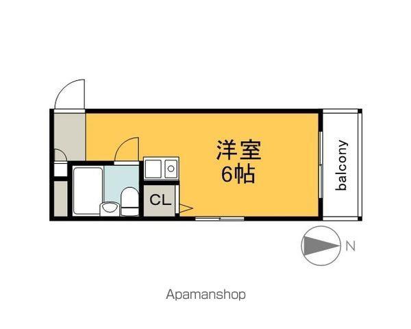 DICE BLDG.大手町Ⅰ(ワンルーム/4階)の間取り写真