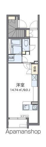 ミランダアルカディア草木(ワンルーム/1階)の間取り写真