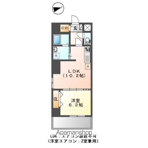 八広4丁目店舗マンション工事(1LDK/3階)の間取り写真