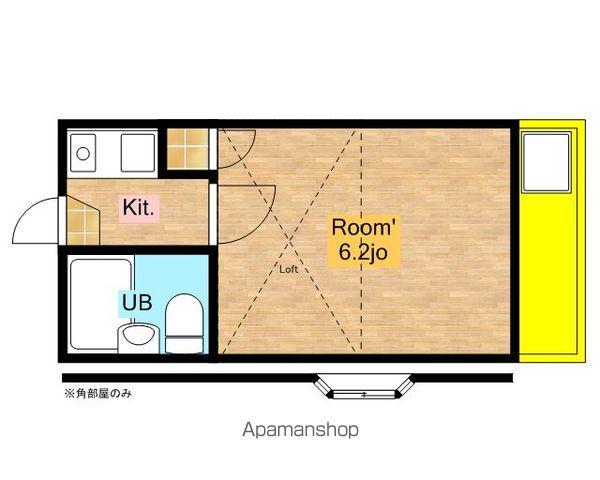 ヴィラ・アート(1K/1階)の間取り写真