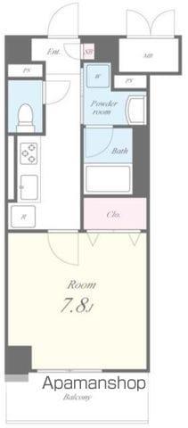 ピノ・アガタ岐阜駅前(1K/2階)の間取り写真