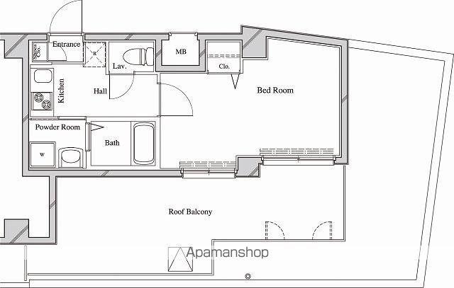 ARTESSIMO LINK FIORE(1K/5階)の間取り写真