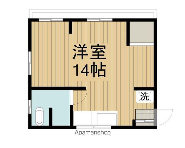 三愛プレイス(ワンルーム/2階)の間取り写真