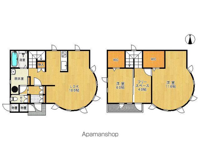 カトルカール帯広 ティアラリーフ R棟(2LDK/1階)の間取り写真