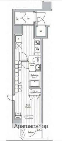 N-STAGE NERIMAKITAMACHI(1K/4階)の間取り写真