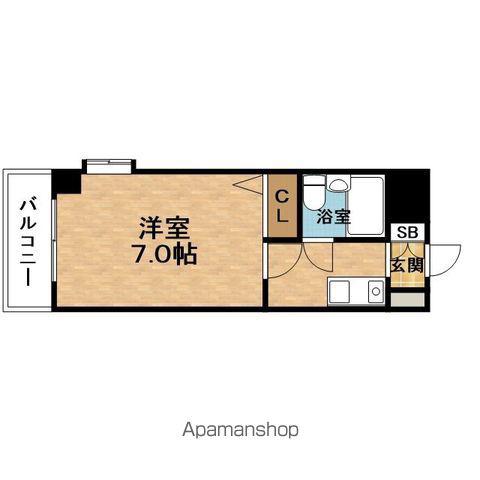 NORDENHEIGHMKITA(1K/7階)の間取り写真