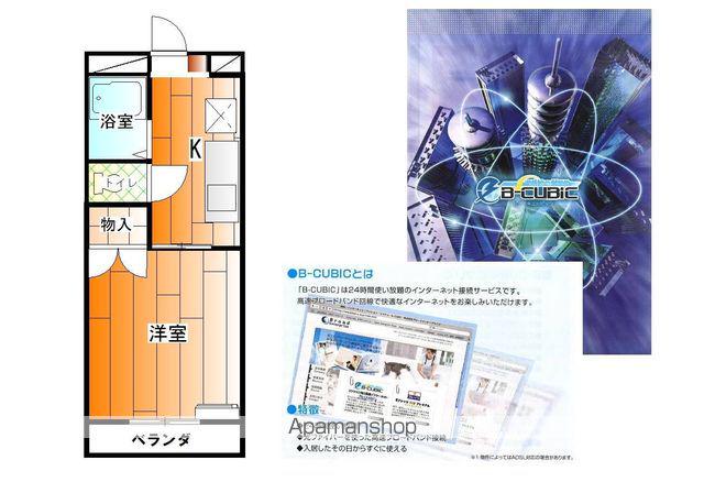 ネオメール(1K/3階)の間取り写真