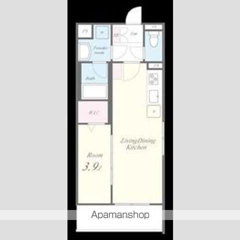 アイナ ルアナ ウル(1LDK/3階)の間取り写真