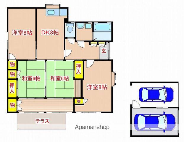 日豊本線 隼人駅 徒歩21分 1階建 築52年(4DK)の間取り写真