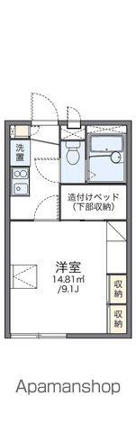 レオパレスWAVE(1K/2階)の間取り写真