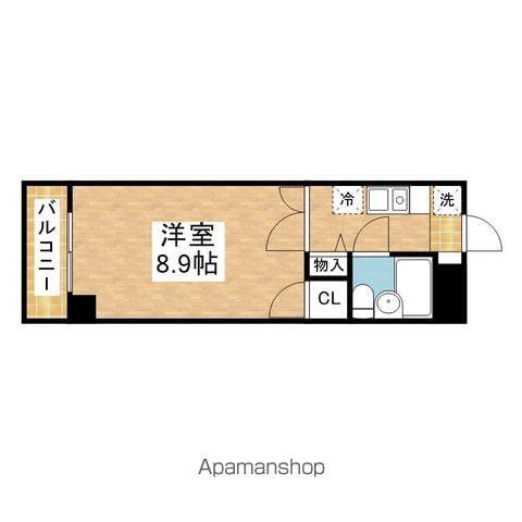LIMZ(1K/3階)の間取り写真