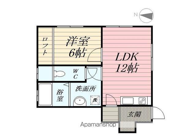 シオン秋田(1LDK/1階)の間取り写真
