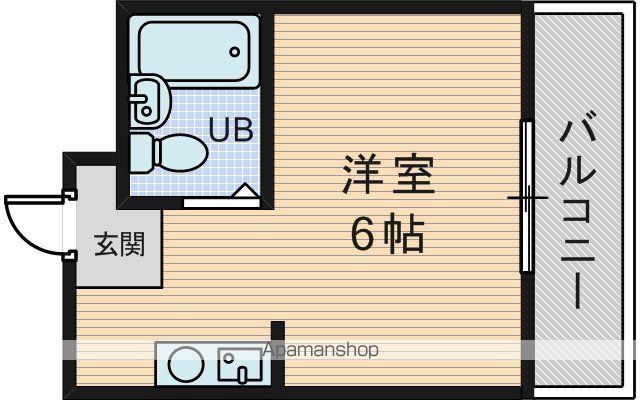 プレアール上新庄3(ワンルーム/3階)の間取り写真