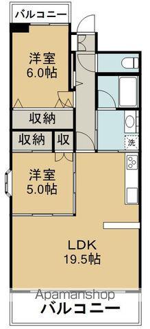 ソフィア天神山(2LDK/1階)の間取り写真