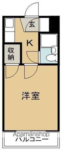 TS STYLE(ワンルーム/2階)の間取り写真