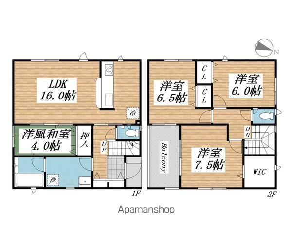 筑豊電気鉄道 永犬丸駅 徒歩29分 2階建 築1年(4LDK)の間取り写真