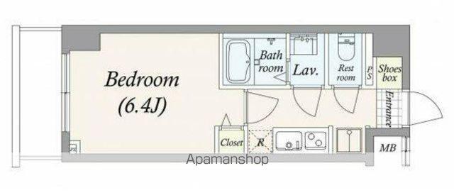 THE PASEO新小岩Ⅱ(1K/5階)の間取り写真