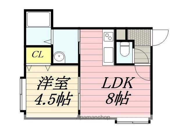 アーバンプラザ(1LDK/2階)の間取り写真