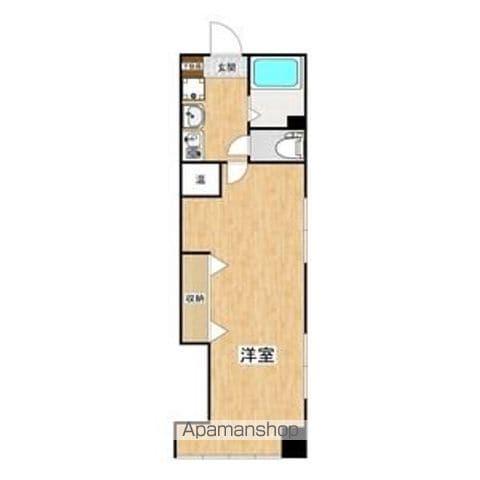 東山パ-クビル(1K/5階)の間取り写真