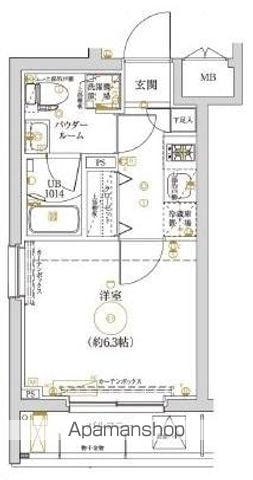LUMEED横濱山手(1K/5階)の間取り写真