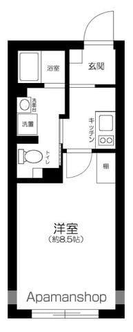 LIVE FLAT蔵前(1K/4階)の間取り写真