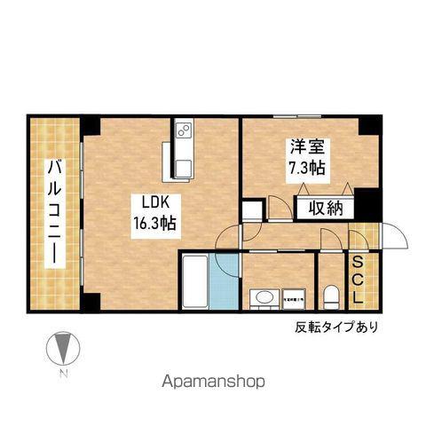 コンフォート新栄(1LDK/9階)の間取り写真