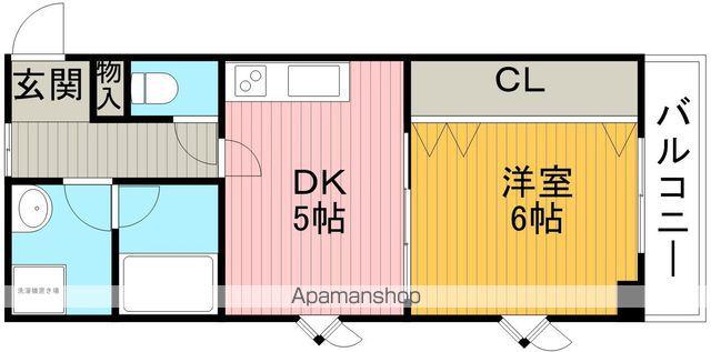 シャノアール(1DK/1階)の間取り写真